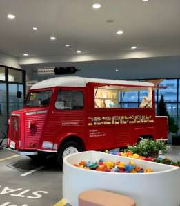 Chariot alimentaire compact avec friteuse intégrée et espace <span class=keywords><strong>de</strong></span> rangement pour démarrer une petite entreprise au marché aux puces - Product Image 5