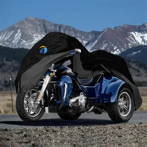 Capa universal para motocicleta, resistente, extra grande, durável, para todos os climas, chuva, sol, proteção solar, com reflexão noturna