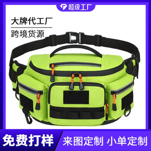 Multi Functional Sports Waist Pack Nylon <b>20L</b> Outdoor Cycling Running Tactical Crossbody <b>Bag</b> Gray Orange Black - Product Image 5