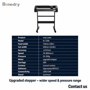 <span class=keywords><strong>KI</strong></span>-720A Vinyl-Schneideplotter 720mm 28 Zoll Vorschub 630mm Schnitt Manueller Konturschnitt Schrittmotor Signmaster für Aufkleber- und Schilderherstellung - Product Image 4