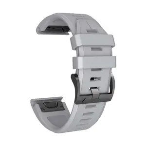 ShanHai per Garmin Fenix 5X Plus cinturino di ricambio, cinturino per cinturino in Silicone Easy Fit accessori braccialetto per orologio intelligente da uomo