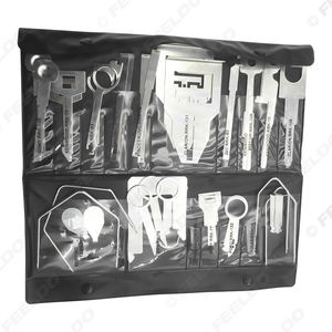 Kit d'outils de réparation pour le retrait de la Radio du lecteur CD, Audio stéréo, avec pochette robuste, outil de démontage intérieur des panneaux de porte de voiture, 38 pièces - Product Image 1