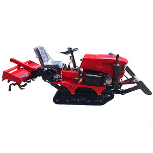 Trattore Cingolato 35CV Mini Trattori Cingolati Utilizzati per Risaie e Campi Asciutti Con Rotocoltivatore - Product Image 3