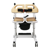 DIVOUS Fauteuil de transfert électrique pliable moderne, capacité 120 kg, Classe II, aide au transfert motorisée pour fauteuil roulant, voiture, toilettes, lit, mobilité
