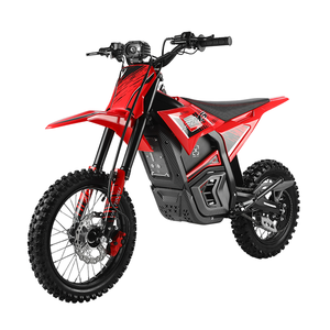Motocicleta Todoterreno Eléctrica de 48v 3840w, 40 mph, Roja, de Alto Rendimiento, con Velocidad Máxima de 40 mph para una Conducción Emocionante - Product Image 1