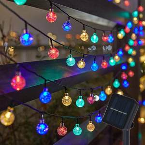 IP65 impermeable 20/100 <span class=keywords><strong>LED</strong></span> <span class=keywords><strong>Solar</strong></span> cadena lámparas de hadas guirnaldas de jardín para decoración de Navidad al aire libre 5M y 12M de longitud - Product Image 3