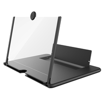 Amplificateur d'écran 3D pour téléphone portable, loupe haute définition, support vidéo pliable, protection antidérapante, support de bureau et de lit