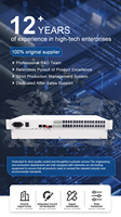 Konverter Serat Optik Pots Rj11 Jalur Telepon Dengan 2FE, 32 Voice Over Fiber PCM Multiplexer +FE / 2FE