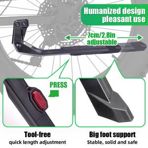 <span class=keywords><strong>Support</strong></span> latéral de <span class=keywords><strong>vélo</strong></span> en alliage d'aluminium EasyDo - Product Image 4