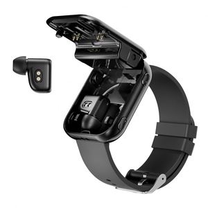 Nouvelle montre connectée <span class=keywords><strong>T1</strong></span> modèle 2025, écouteurs sans fil deux-en-un pour appels Bluetooth, fonctions de suivi d'activité, bracelet en gel de silice, étanche IP67 - Product Image 6