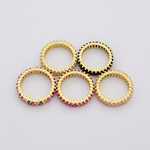 Espumosos al por mayor punta Multicolor Arco Iris hielo Cubo de anillo de oro - Product Image 4