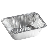 Rectangle 5200ml demi-taille plat de dinde extra profond plat de barbecue feuille de cuisson plateau plaque boîte feuille de papier d'aluminium casserole récipients alimentaires