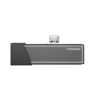 Bancone Reception in Legno MDF Personalizzabile, Stile Moderno Minimalista di Lusso Leggero per Ufficio, Hotel, Sala Piscina, Bar, Centro Estetico, Ristorante, Spa, Centro Commerciale - Product Image 5