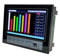 MPR4200S: Registrador de Gráficos de Presión y Temperatura Digital Universal de 8 Canales, Super Delgado de 7'', sin Papel, con USB+8 Relés+RS485