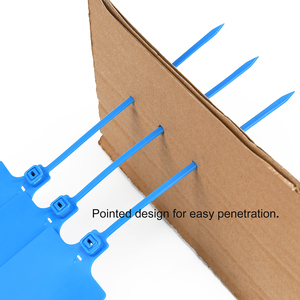 ป้ายผนึกทำจากพลาสติกแท็กกระเป๋าป้ายติดกระเป๋าเดินทางแบบกำหนดได้เองป้ายกำกับการขนส่งแบบปลอดภัยใช้ผูกโลโก้ขนาดใหญ่ได้ - Product Image 3