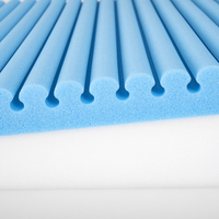 Ergonomisches Dreiecksbett-Keil kissen mit Memory Foam Topper-Strick technik für Rücken-und Bein entlastung