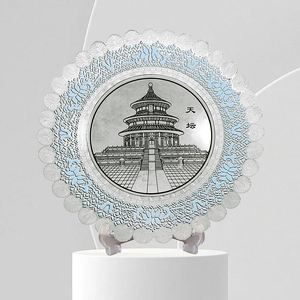 Medalla Metálica con Logotipo de Ciudad Personalizable de Estilo Moderno y Placas Conmemorativas Festivas - Product Image 5