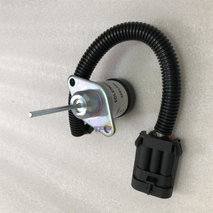 Sekop Mesin pemuat suku cadang 12V katup Solenoid Stop 6691498 untuk Bobcat - Product Image 4