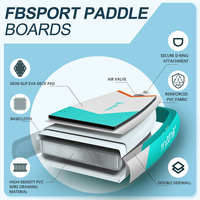 Planche de paddle gonflable SUP durable pour la pêche, prix de gros, pour adolescents et adultes