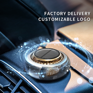 새로운 세이프 헬스카 태양열 로타리 자동차 아로마 테라피 자동차 에센셜 오일 방향제 업그레이드 - Product Image 5