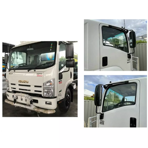 ชุดบังแดดกันฝนสีดำ/เงิน สำหรับรถบรรทุกอีซูซุ เอลฟ์ <span class=keywords><strong>NPR150</strong></span> NQR175 อุปกรณ์กันฝนสำหรับรถบรรทุก อะไหล่รถบรรทุก - Product Image 3