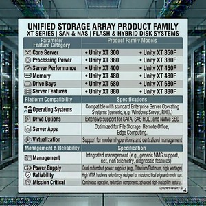 Système de stockage unifié Dell EMC <span class=keywords><strong>Unity</strong></span> XT 300 350F 380 380F 400 450F 480 480F 680 680F 880F SAN <span class=keywords><strong>NAS</strong></span> - Product Image 4