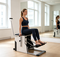 Chaise Wunda Commerciale et Domestique pour Yoga et Fitness – Chaise d'Entraînement Stable et Portable, Réglable pour Studio de Corps Entier