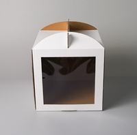 Avec des boîtes à gâteaux de qualité haut de gamme avec poignée Prix raisonnable Boîtes à gâteaux en carton personnalisées Taille personnalisée forte