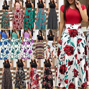 <span class=keywords><strong>Robe</strong></span> longue élégante à <span class=keywords><strong>pois</strong></span> et patchwork pour <span class=keywords><strong>femme</strong></span>, <span class=keywords><strong>robe</strong></span> d'été décontractée, <span class=keywords><strong>robe</strong></span> tendance pour <span class=keywords><strong>femme</strong></span> - Product Image 2