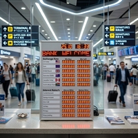 Pantalla LED Programable para Mostrar el Tipo de Cambio de Moneda Digital