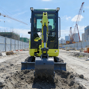 Mini-excavatrice compacte à direction flexible à commande hydraulique pour le creusement de fossés dans les vergers et le nivellement des <span class=keywords><strong>serres</strong></span> - Product Image 1