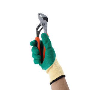 Guantes de construcción de látex de algodón personalizados, guantes de trabajo sumergidos en látex resistentes, guantes de trabajo de construcción personalizados - Product Image 6