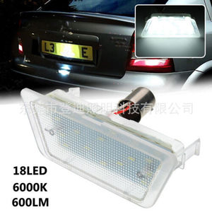 Luz LED para matrícula Opel para Astra G Mk4, carcasa transparente, luz blanca, material de PC, 5000 horas de duración, pieza de repuesto - Product Image 2