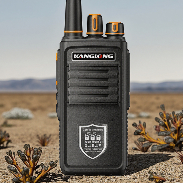 100km Kanglong D380 5W Compact Mesh Two Way Radio W/ Built in Repeater for Underground Tunnel Automatic Networking System
