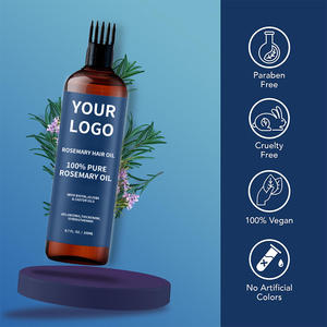 Pure <b>Rosemary</b> Hair <b>Oil</b> 198ml Oem Private Label 100% <b>Natural</b> Growth Vegan Frizz Free - Product Image 5