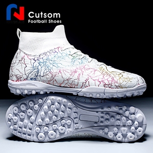 <span class=keywords><strong>Scarpe</strong></span> <span class=keywords><strong>da</strong></span> <span class=keywords><strong>Calcio</strong></span> FG ad Alte Prestazioni per Uomo e Donna, <span class=keywords><strong>con</strong></span> Calzino in Maglia Volante, Suola in TPU, per Terreni Duri, Allenamento e Partite - Product Image 5