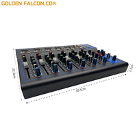 Cartes son audio Mixeur F7 Professionnel Amplificateur de puissance intégré Mixeur audio mini DJ 7 canaux avec microphone sans fil