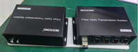 4-Kanal 48V Phantomspeisung Symmetrischer XLR-Audioeingang LC 20KM Glasfaser-Extender Sender-Empfänger