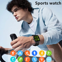 Reloj Inteligente Cuadrado T99MAX Económico, Pantalla Táctil de 1.83 Pulgadas, Llamadas Bluetooth, Monitor de Ritmo Cardíaco y Sueño, Reloj Deportivo Económico para Hombres y Mujeres