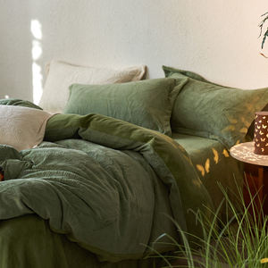 नक्काशीदार मखमली बुना हुआ 400tc पर्यावरण के अनुकूल टिकाऊ लुभावनी बिस्तर चादरें नकली - Product Image 3