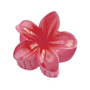 مشبك شعر بتصميم زهرة دقيقة من الراتنج، ماسك شعر أنيق بتصميم مخلب مع زهرة صغيرة بسيطة مقاس 4 سم - Product Image 6