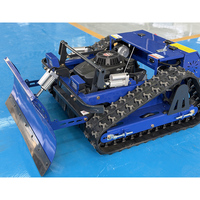Tondeuse à gazon télécommandée tout-terrain CE EPA, tondeuse robotisée à chenilles avec lames