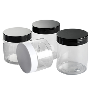 Biểu Tượng Tùy Chỉnh 250Ml 350Ml 500Ml Nhựa Thức Ăn Vật Nuôi Jar <span class=keywords><strong>Container</strong></span> Chai Cho Đồ Uống Mắt Kem Sô Cô La/Kẹo Đóng Gói - Product Image 1