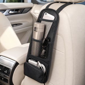 Sac de rangement latéral pour siège de <span class=keywords><strong>voiture</strong></span> en tissu Oxford, pochette organisatrice en maille, sac de rangement suspendu pour siège de <span class=keywords><strong>voiture</strong></span> - Product Image 1