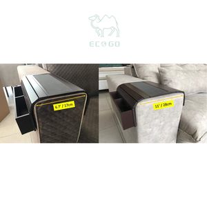 Nuevo diseño bambú sofá brazo Mesa antideslizante bambú sofá bandeja para sofá brazo - Product Image 5