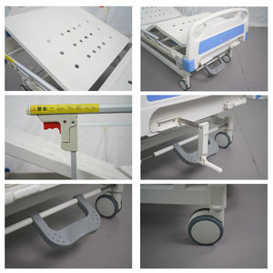 Letto Ospedaliero Regolabile Manualmente con Doppia Manovella e Schienale Personalizzabile per Cliniche e Centri Sanitari - Product Image 6