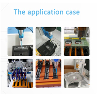 Machine de distribution automatique de colle thermofusible pour carte de circuit imprimé de bureau Machine de distribution de colle thermofusible à plateforme unique Robots