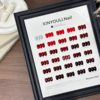 Nouvelle Arrivée : Kit de 30 Vernis Gel Couleurs Variées, Série Tons Rouges avec Effet Œil de Chat Transparent, Inclut un Gel Platine Haute Saturation