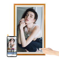 Marco de Fotos Digital Grande de 32 Pulgadas con WiFi, Marco Electrónico para Fotos con Pantalla HD, Rotación Automática, Comparte Fotos y Videos a través de la Aplicación Frameo