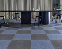 Dalles de moquette de bureau personnalisées, taille sur mesure, 100% nylon, durables, adaptées aux animaux domestiques, pour espaces à fort trafic